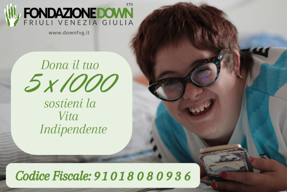 Campagna 5x1000 Fondazione Down FVG